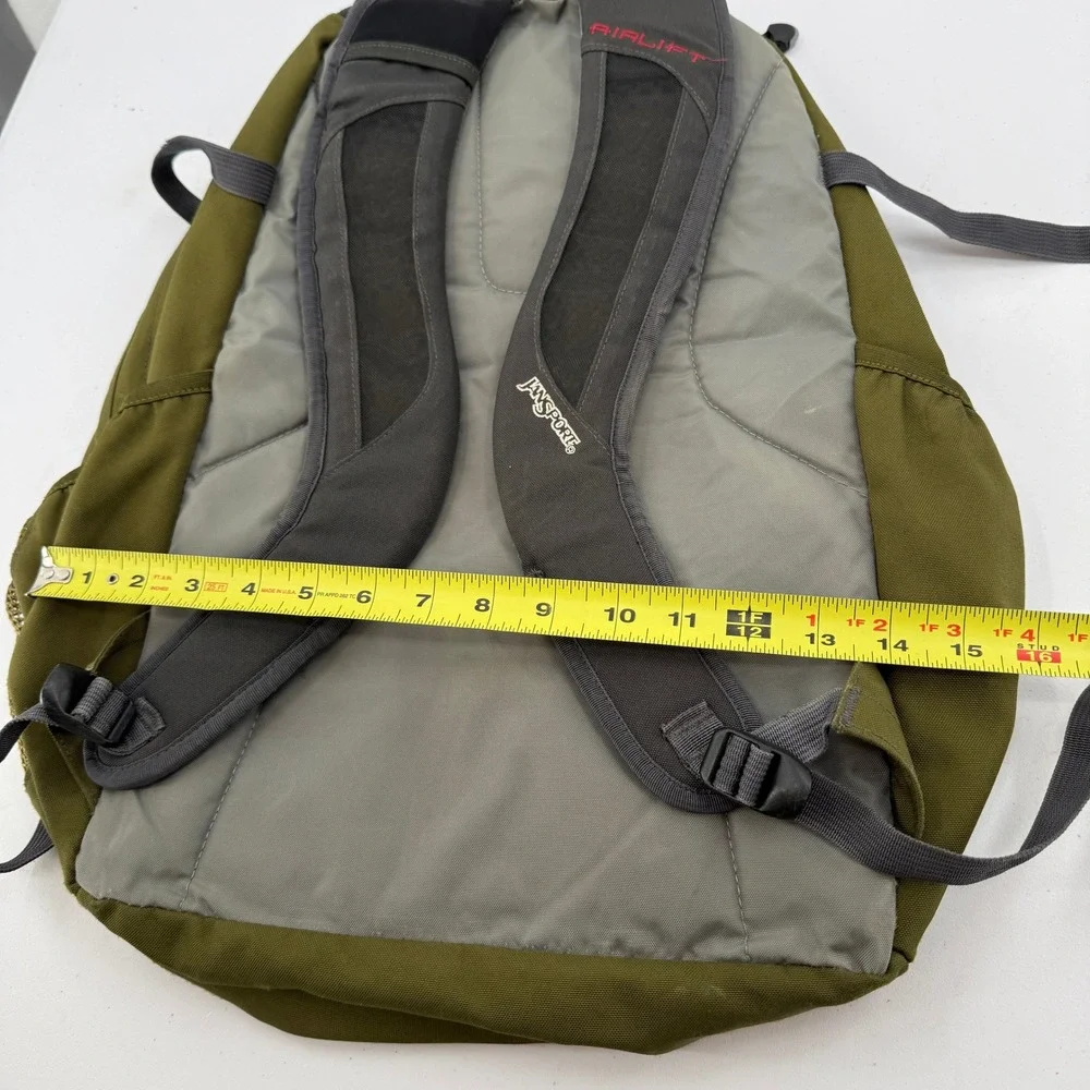 JanSport Airlift Backpack Mens OS Olive Green T274 Tactical Gorpcore Hiking